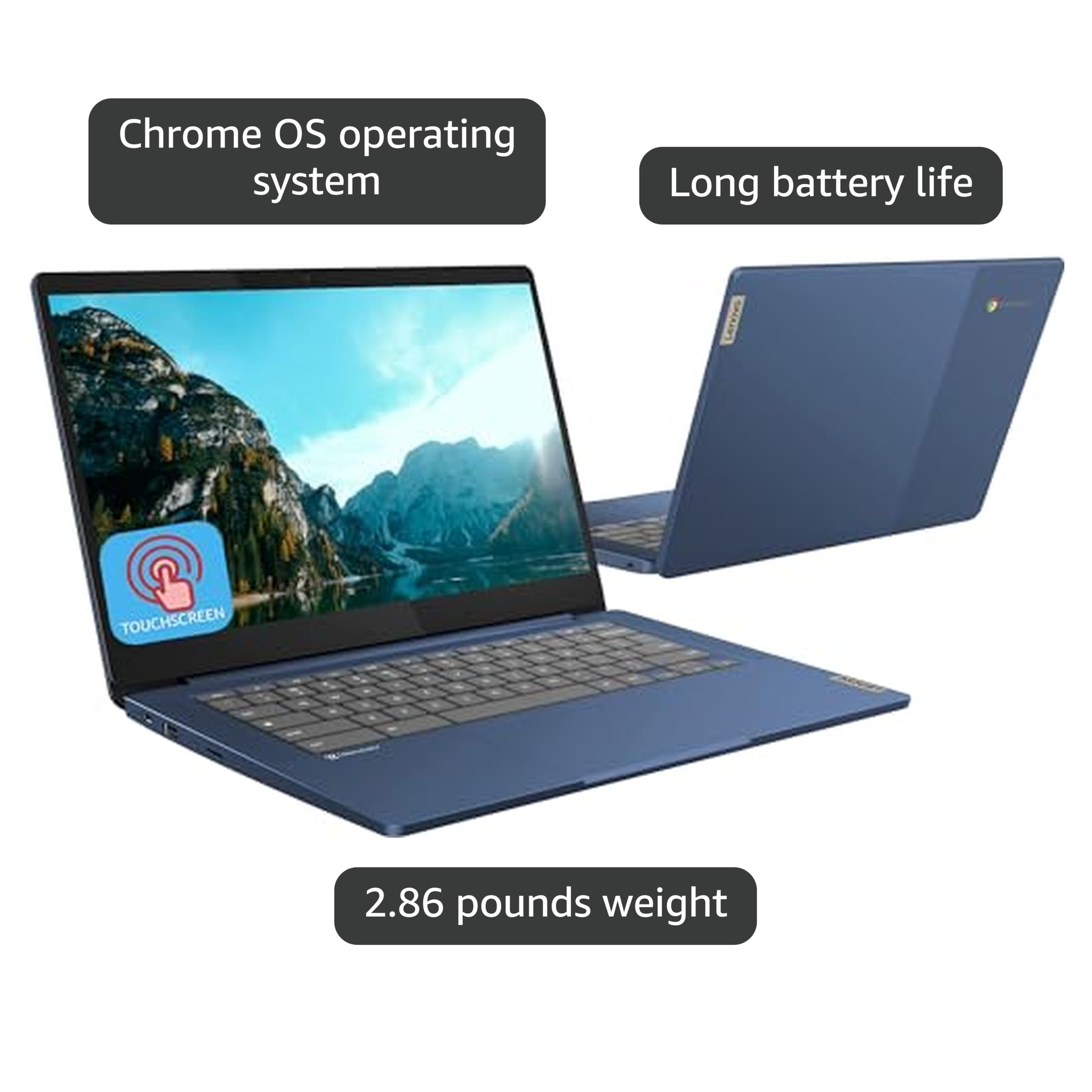 Amazon.com: Lenovo 14'' FHD Touchscreen Slim 3 Chromebook Laptop